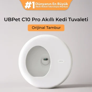 UBPet C10 Pro Akıllı Kedi Tuvaleti Tamburu - Kabini